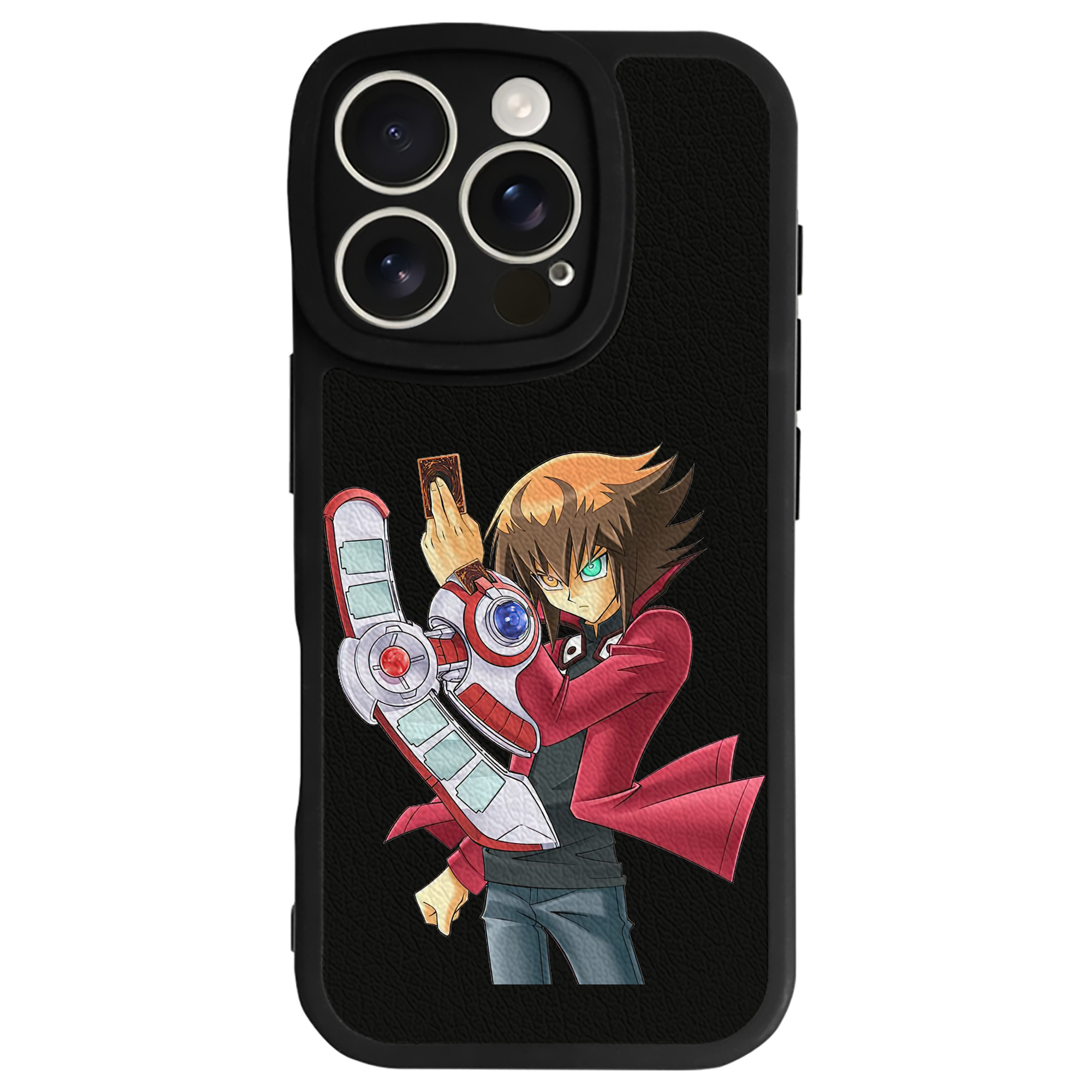 遊☆戯☆王 Yu-Gi-Oh! 【iPhone 16シリーズ対応】シリコンスマホケース（レザー調） 材質：シリコン